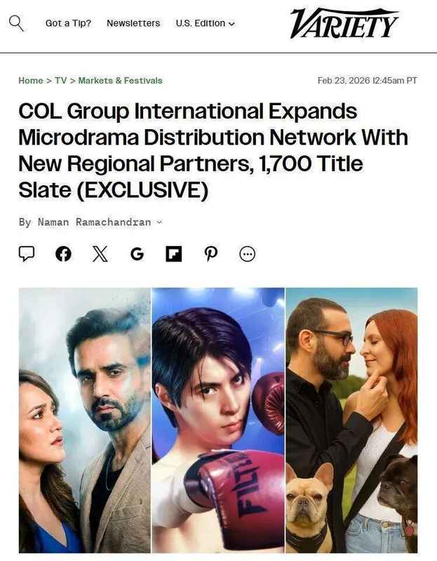  微短剧出海新格局；中文在线伦敦展会上收获国际目光 娱乐新闻