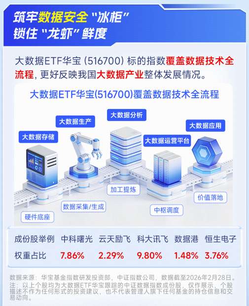  开源智能体“龙虾”迅猛兴起，安全隐患不容忽视；大数据ETF资金持续流入，产业前景备受期待。 IT技术