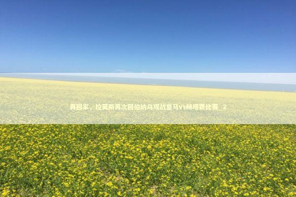 再回家，拉莫斯再次回伯纳乌观战皇马vs赫塔费比赛_2 新闻