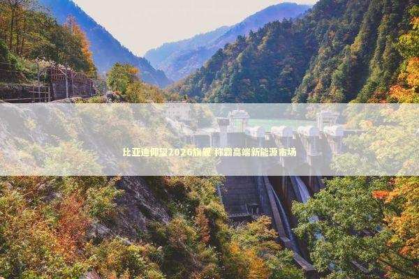 比亚迪仰望2026旗舰 称霸高端新能源市场 新闻